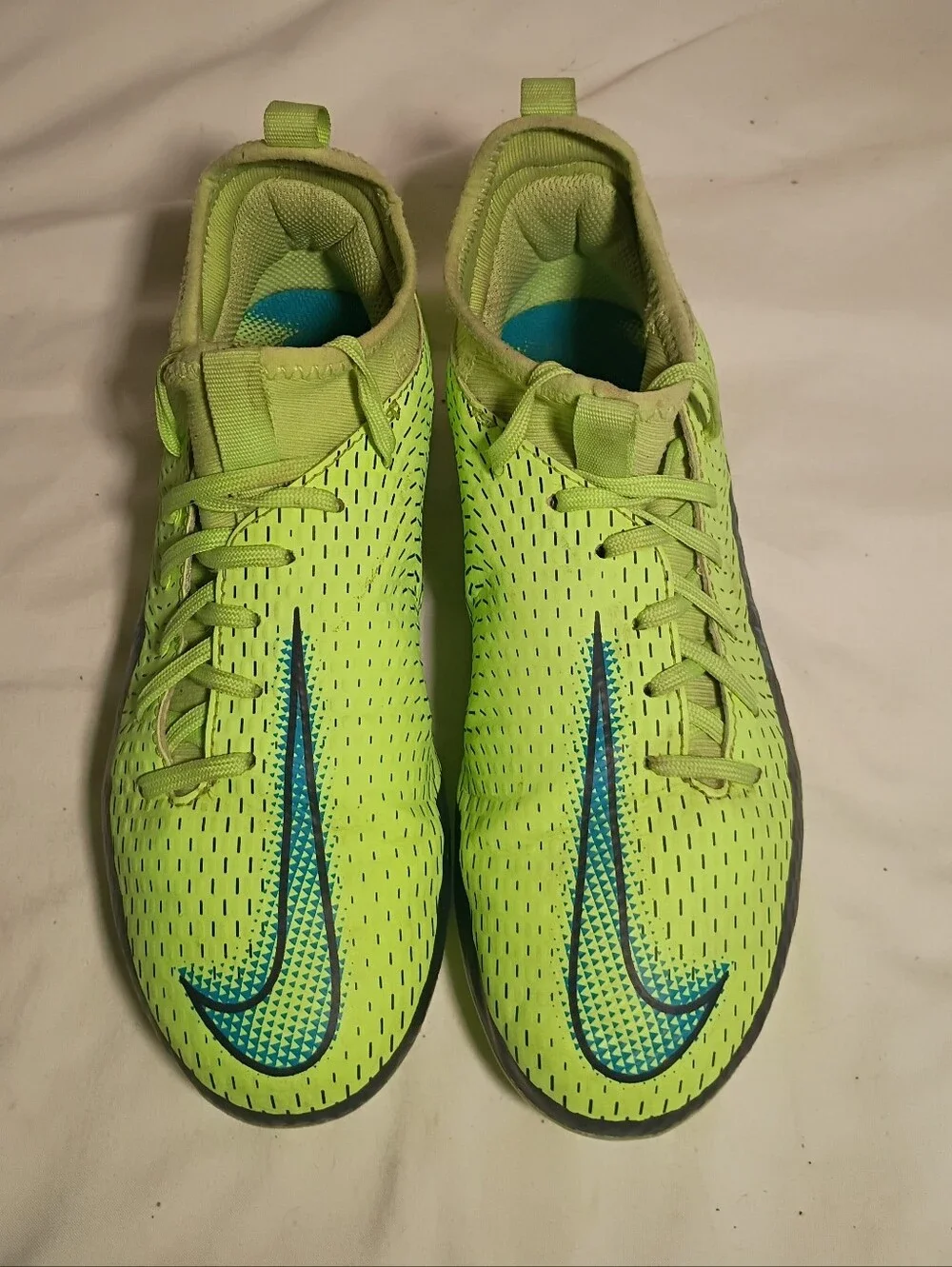 Nike Jr Phantom GT Academy DF MG Soccer Cleats Lime Glow Youth Size 1Y CW6697